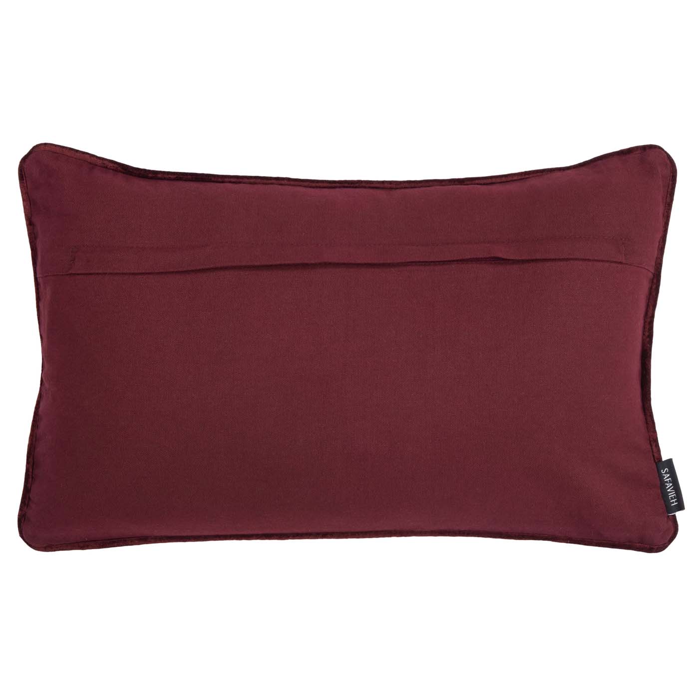 Falling Snow Pillow | Safavieh - HOL4013 - Maroon