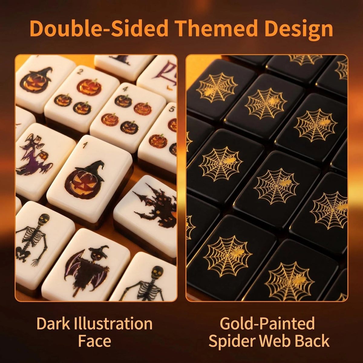 Halloween Mahjong Tile Set