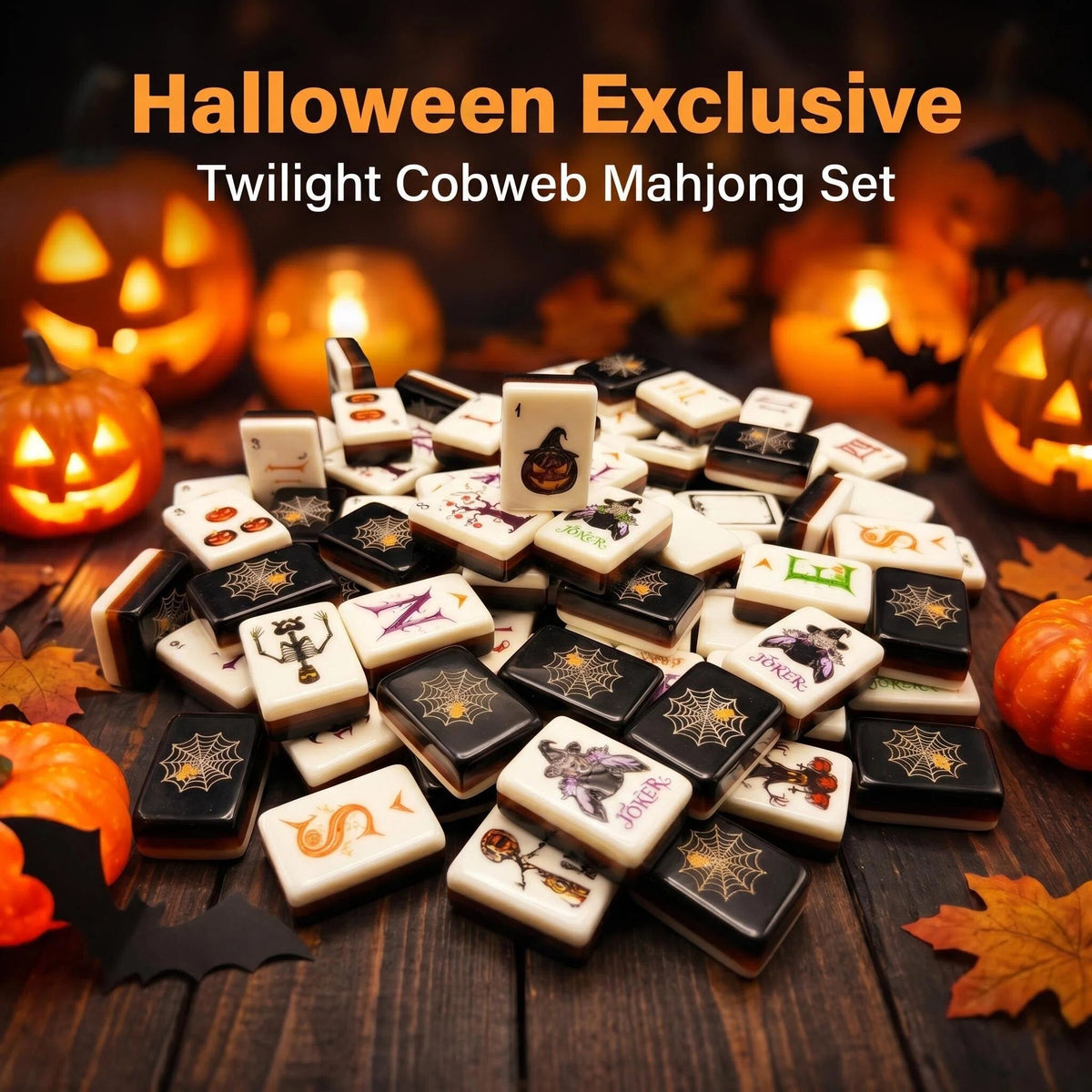 Halloween Mahjong Tile Set