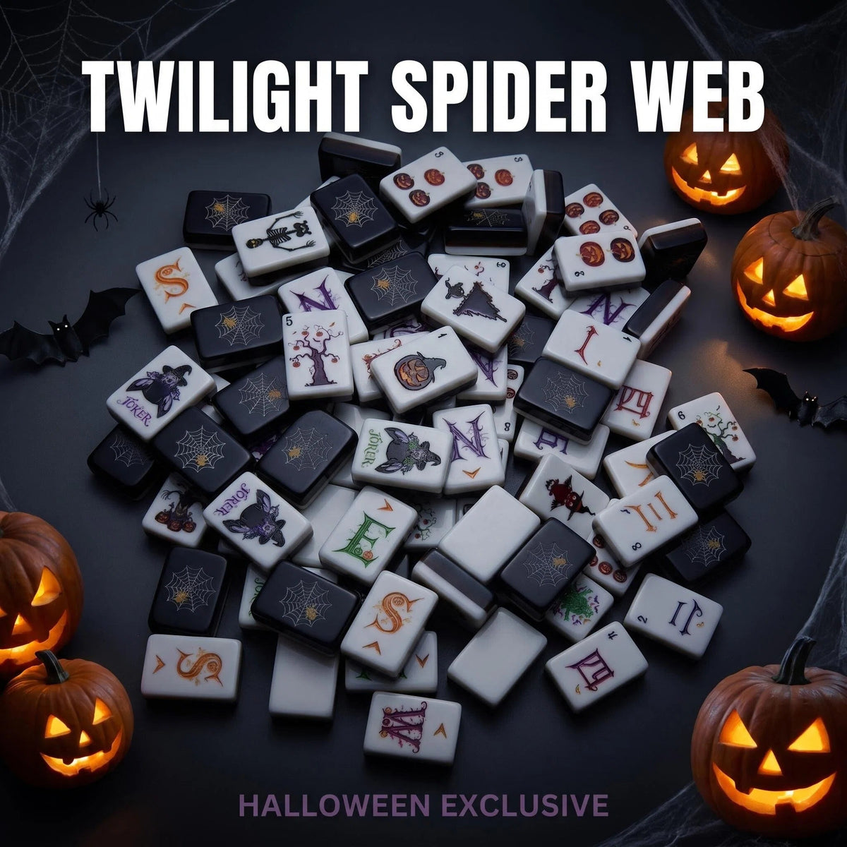 Halloween Mahjong Tile Set