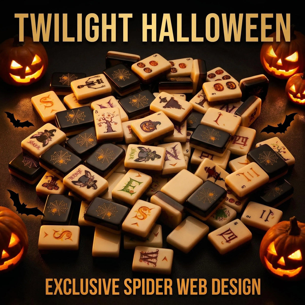 Halloween Mahjong Tile Set