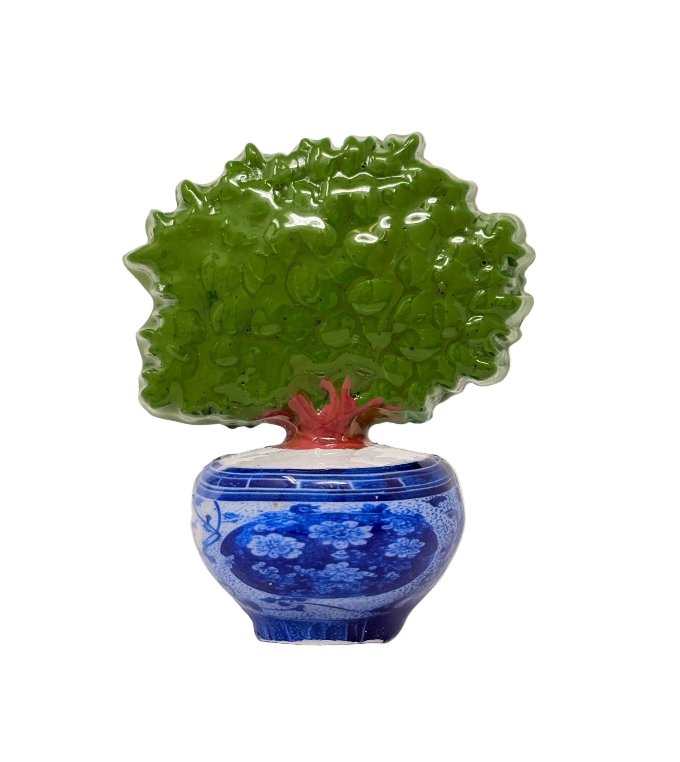 Blue Cachepot Topiary Napkin Ring