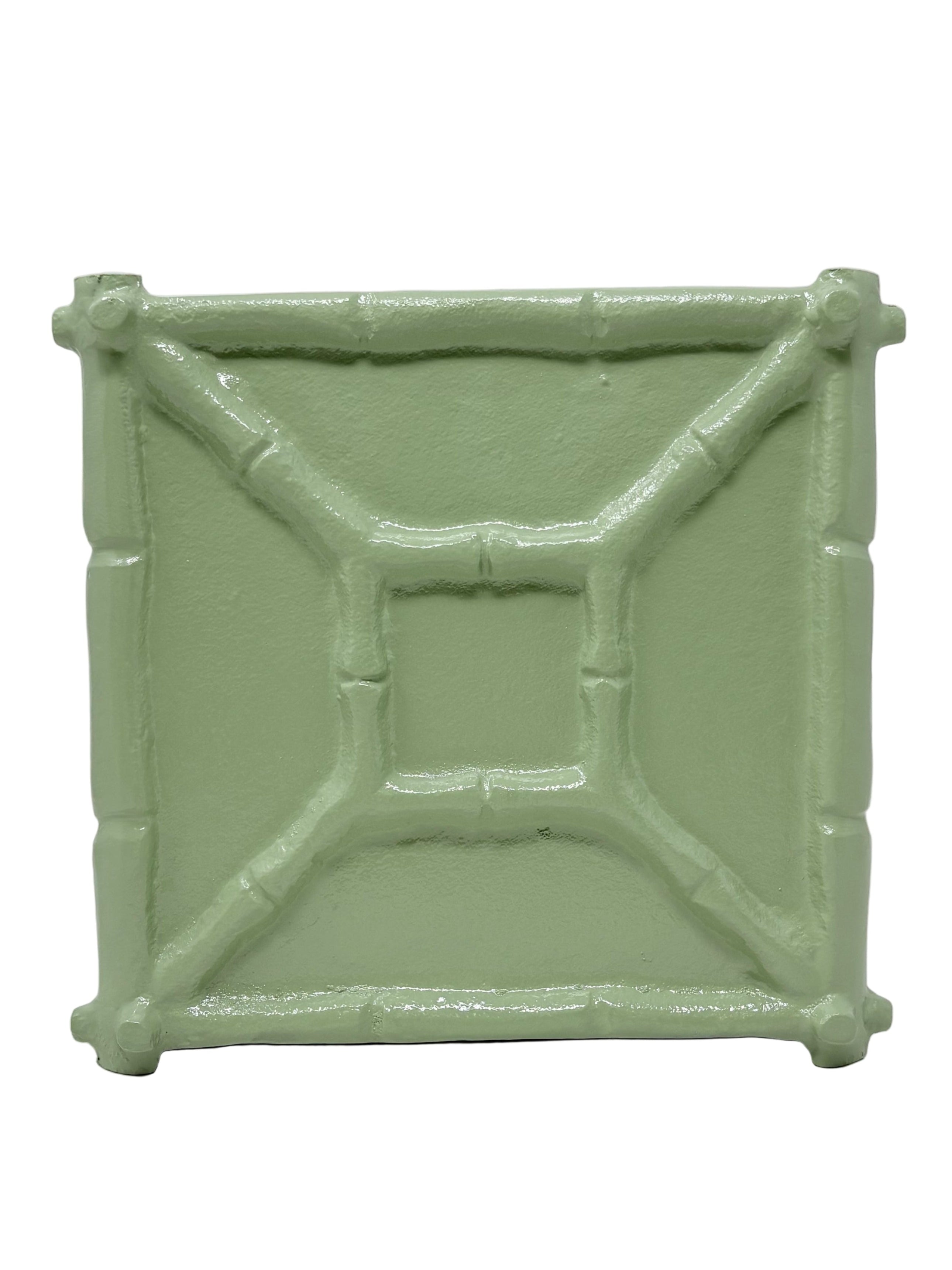 Green Bamboo Box Planter