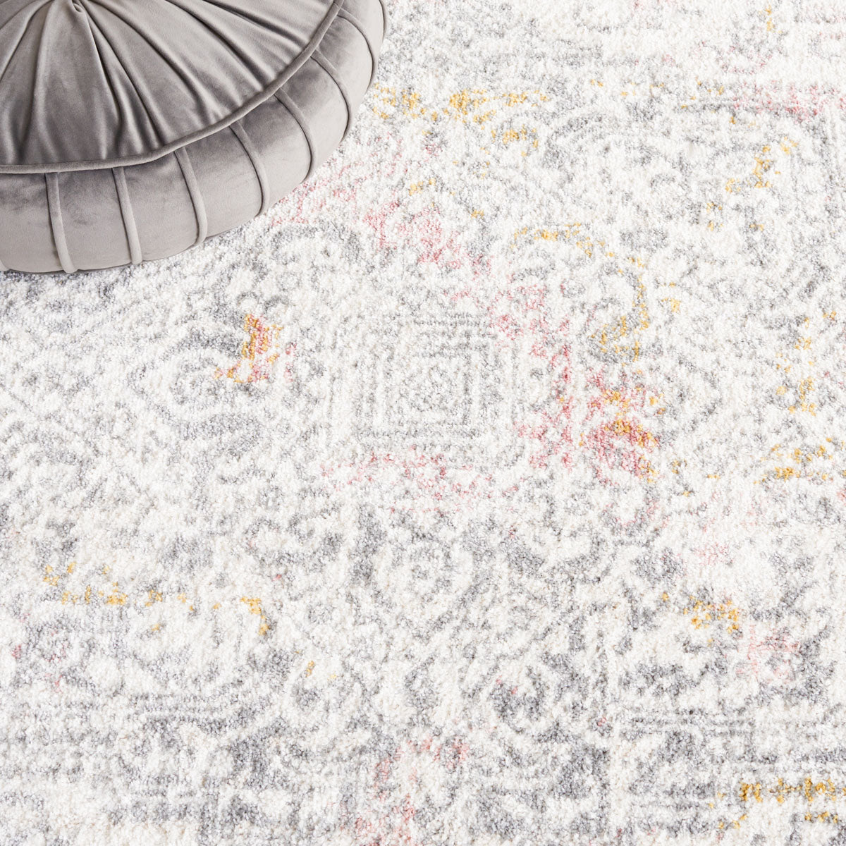 Layla Rug | Safavieh - LAY103A - Ivory Grey / Pink