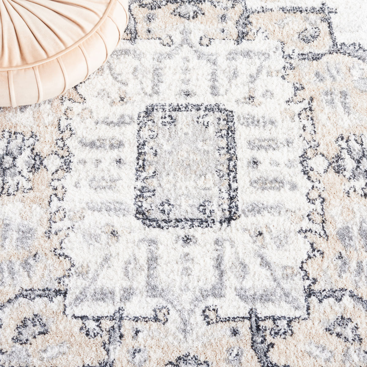 Layla Rug | Safavieh - LAY111F - Ivory Grey / Charcoal