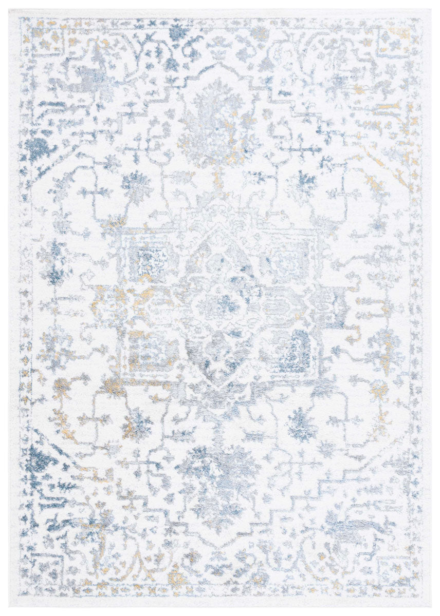 Layla Rug | Safavieh - LAY112A - Ivory Grey / Blue