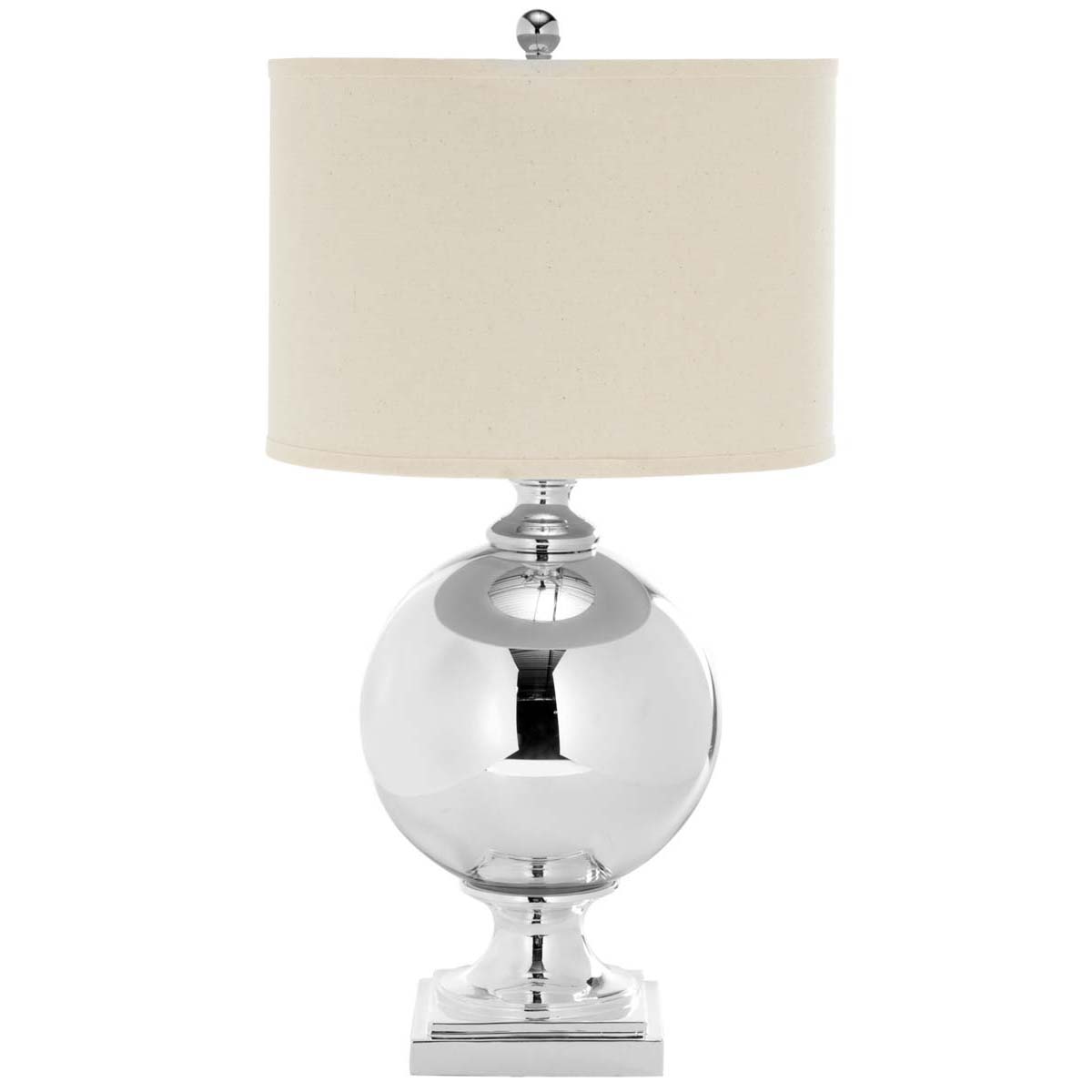 Safavieh Alcott 28 Inch H Mercury Glass Table Lamp , LIT4053 - Silver