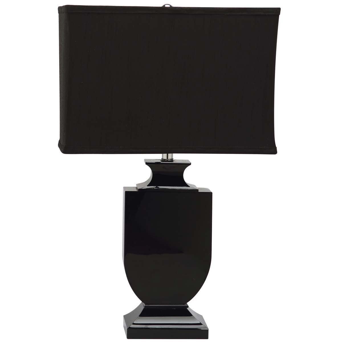 Safavieh Darcy 23.5 Inch H Black Crystal Urn Lamp, LIT4121 - Black