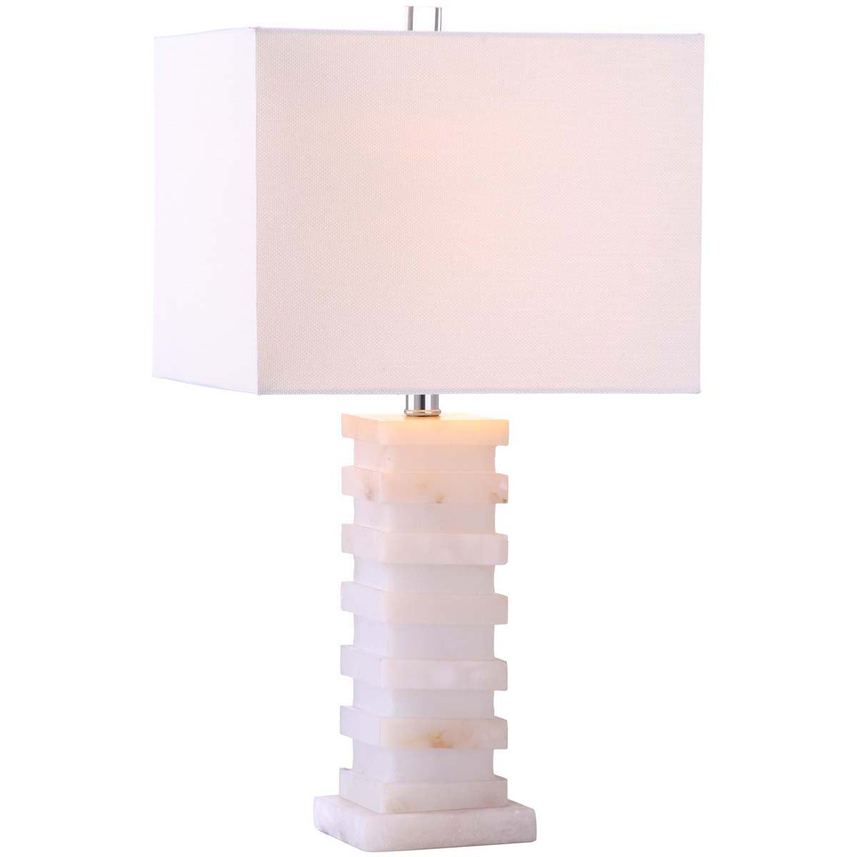 Safavieh Cinder 24.5 Inch H Table Lamp , LIT4287 - White