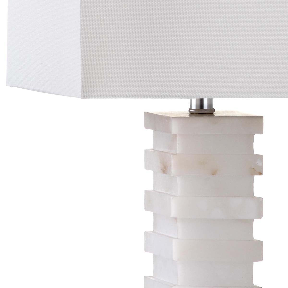 Safavieh Cinder 24.5 Inch H Table Lamp , LIT4287 - White