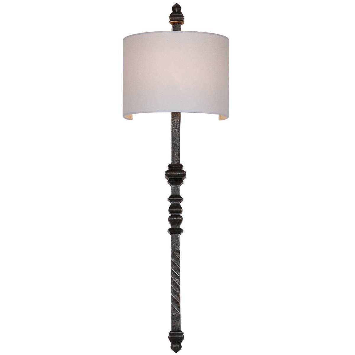 Safavieh Covington 40 Inch H Wall Sconce, LIT4384 - Silver Black