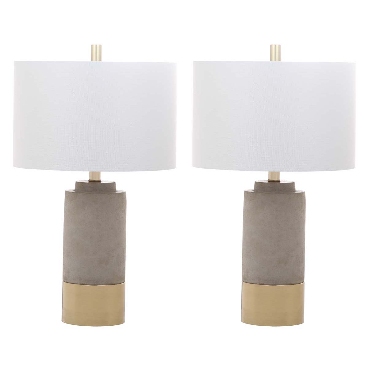 Safavieh Brown Table Lamp, LIT4451 - Grey (Set of 2)