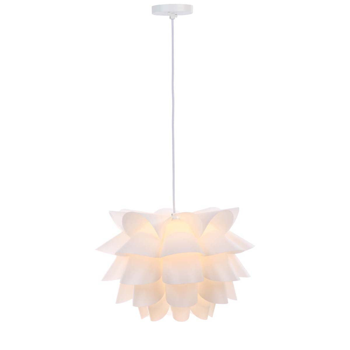 Safavieh Contemporary Design 1 Light White 17.25 Inch Pendant, LIT4498 - White