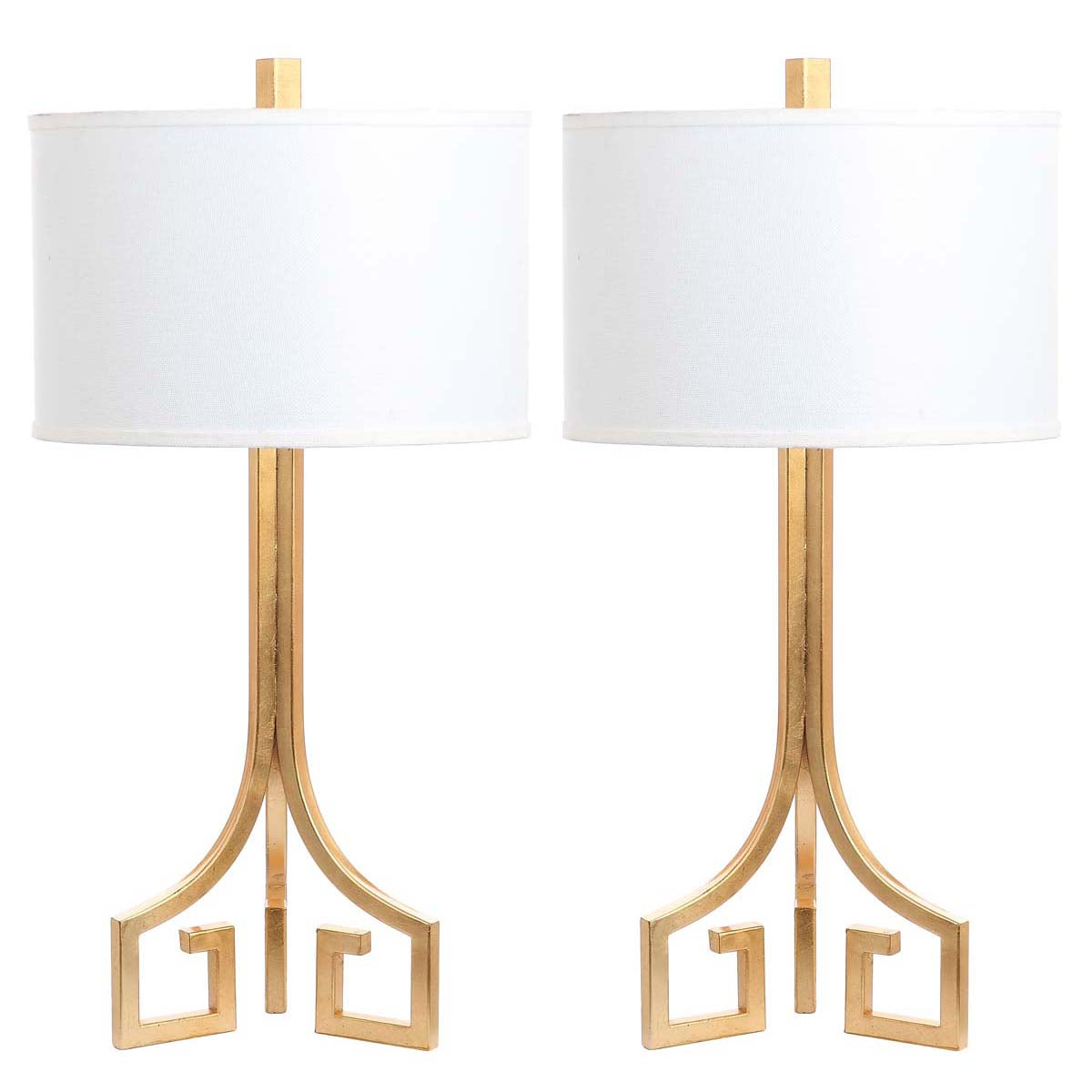 Safavieh Arabelle Hardback 27.5 Inch H Table Lamp, LIT4508 - Gold (Set of 2)