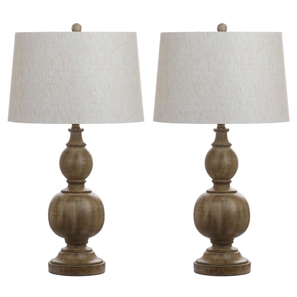 Safavieh Araceli 31.5 Inch H Table Lamp, LIT4525 - Brown (Set of 2)