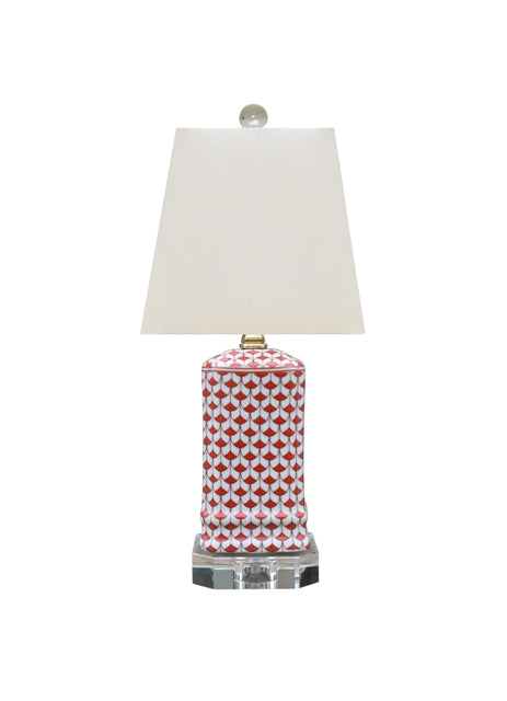 Mini Square Red Fish Scale Lamp