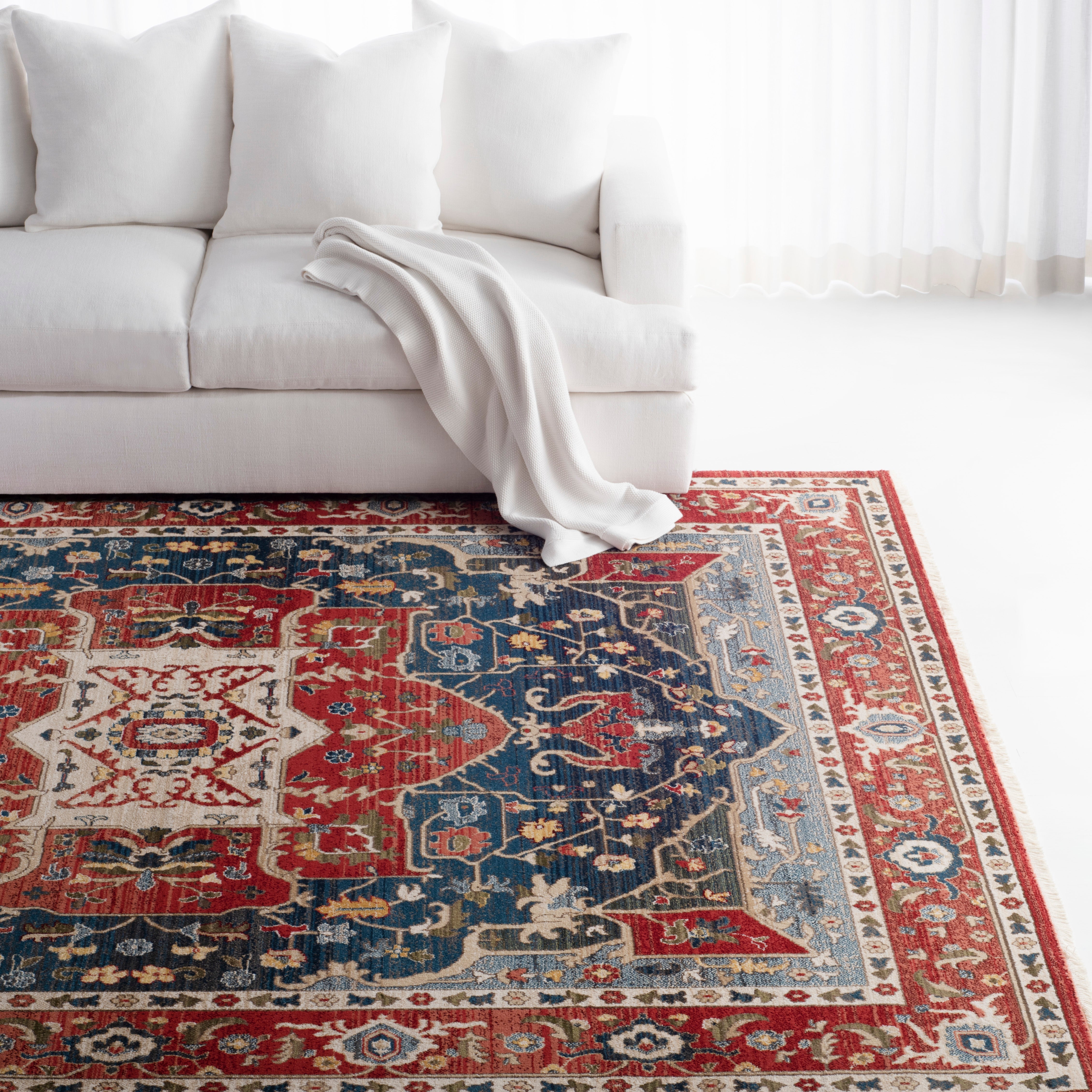 Camille Rug | Lauren Ralph Lauren - LRL1225 - Red / Navy