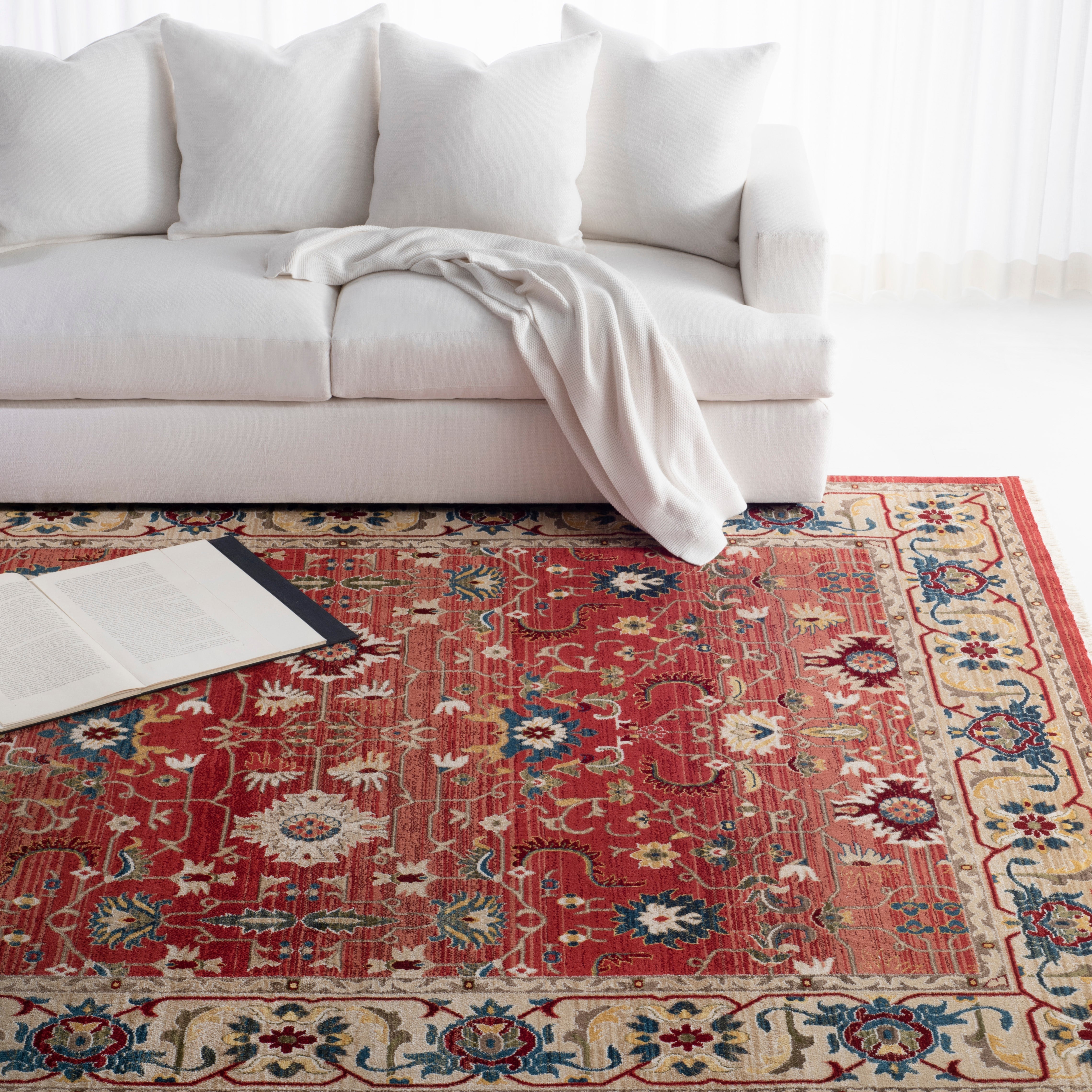 Ines Rug | Lauren Ralph Lauren - LRL1293 - Red / Beige