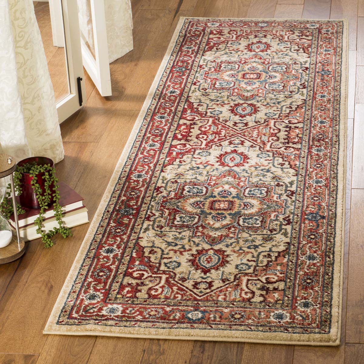 Quentin Rug | Lauren Ralph Lauren - LRL1298 - Red / Beige