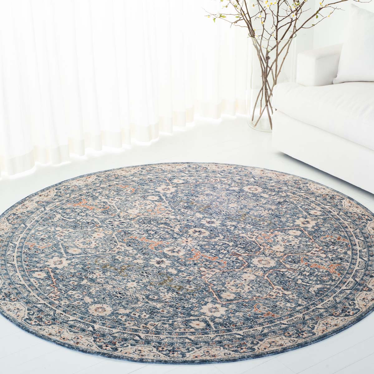 Belvoir Rug | Lauren Ralph Lauren - LRL1315 - Light Blue