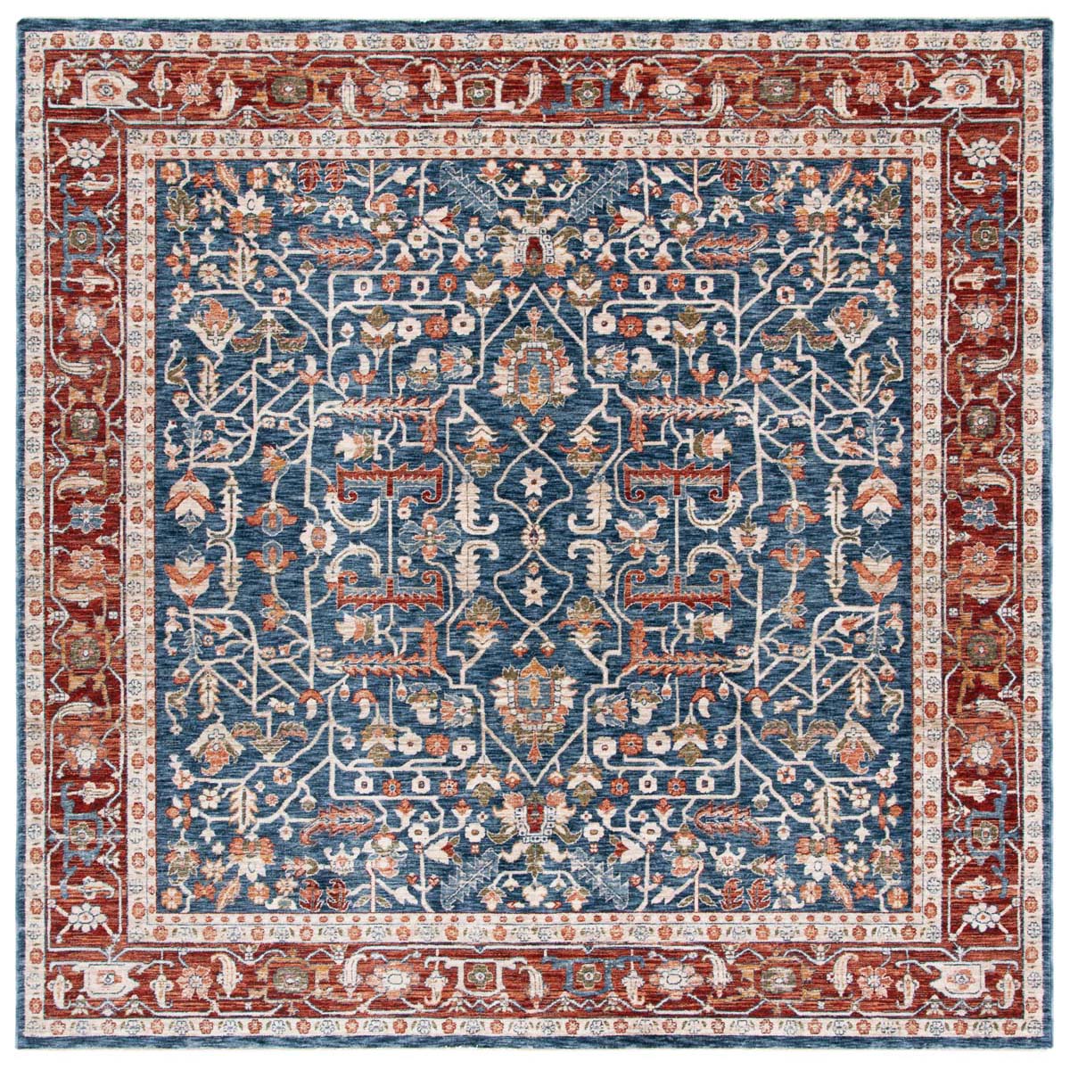 Darcy Rug | Lauren Ralph Lauren - LRL1340 - Navy / Red