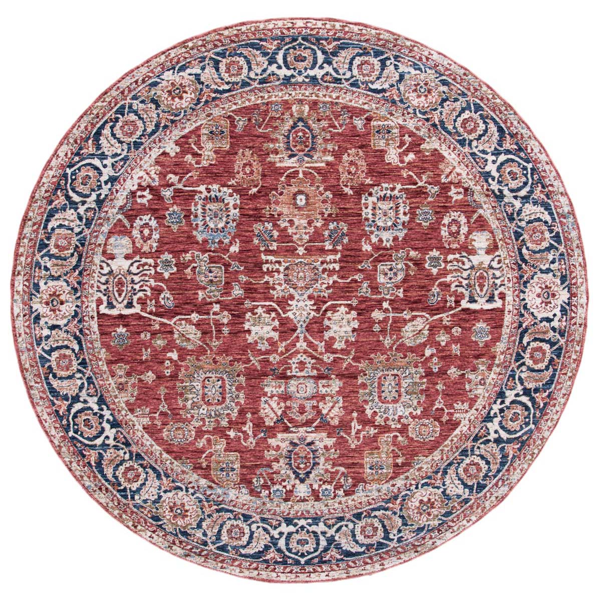 Bennet Rug | Lauren Ralph Lauren - LRL1341 - Red / Dark Blue