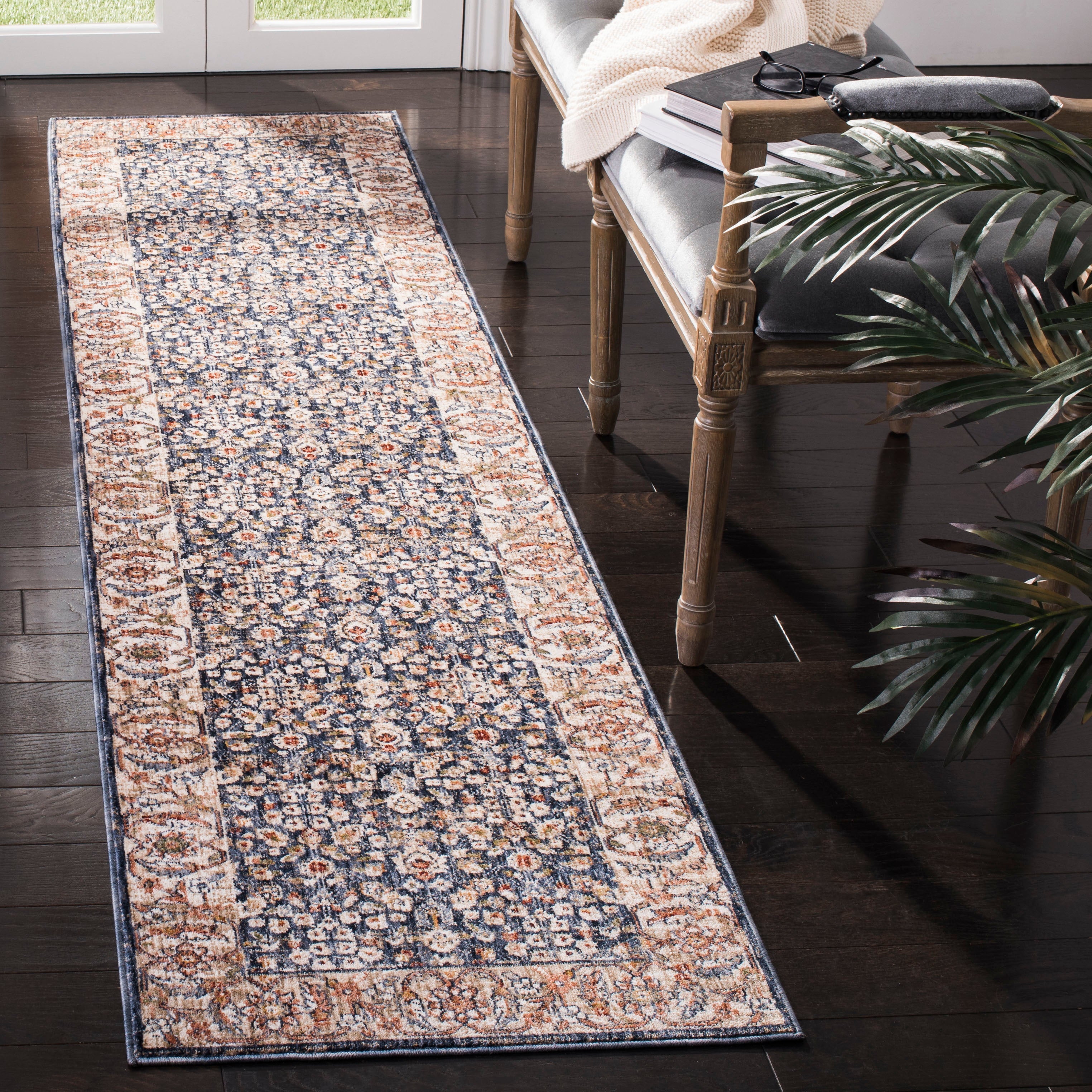 Helena Rug | Lauren Ralph Lauren - LRL1345 - Navy / Beige