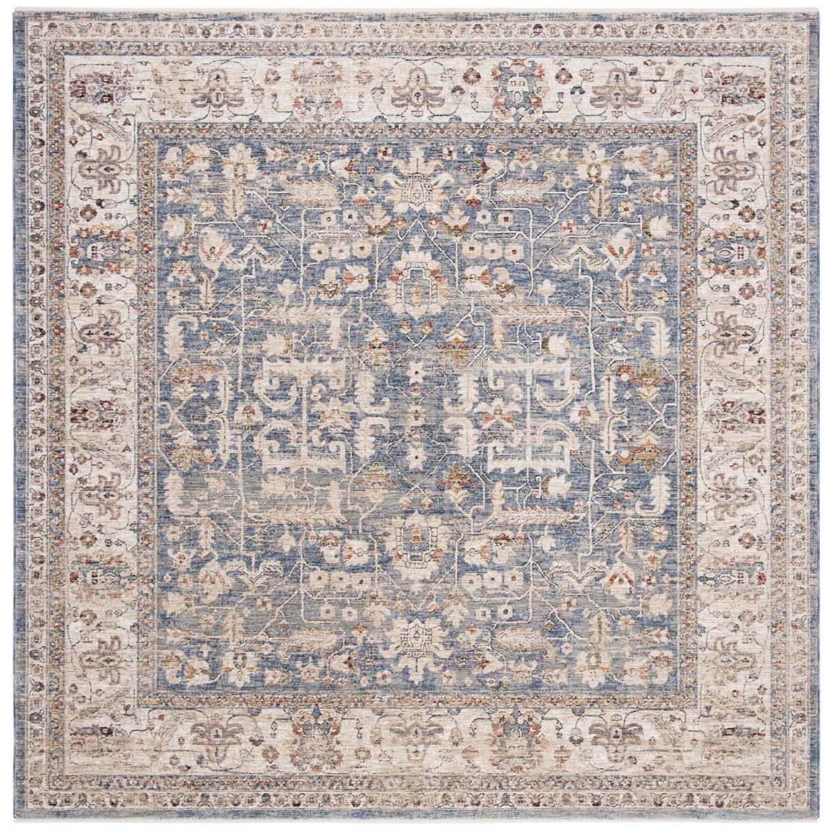 Sidney Rug | Lauren Ralph Lauren - LRL1350 - Light Blue / Ivory