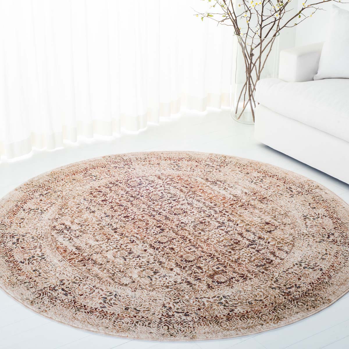 Pascal Rug | Lauren Ralph Lauren - LRL1388 - Ivory / Brown