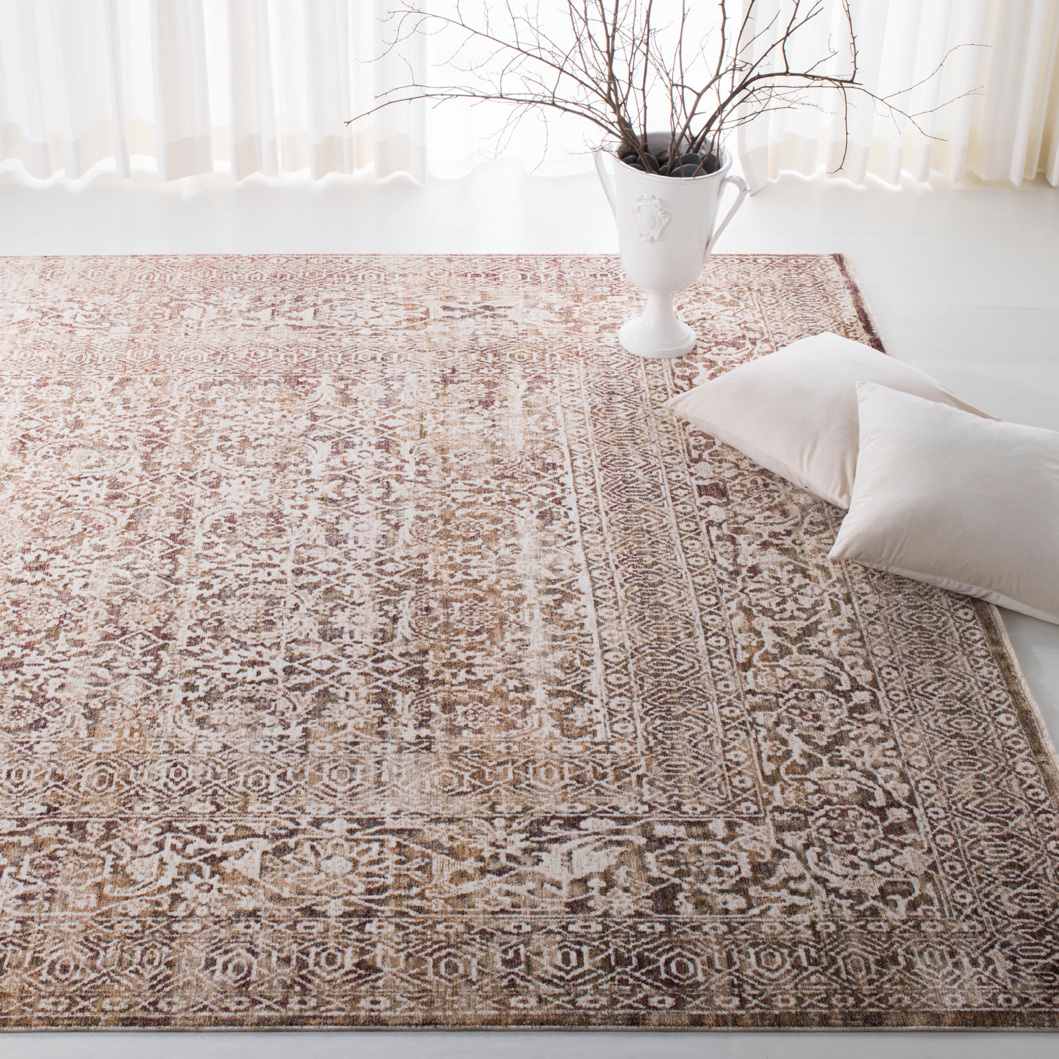 Pascal Rug | Lauren Ralph Lauren - LRL1388 - Ivory / Brown