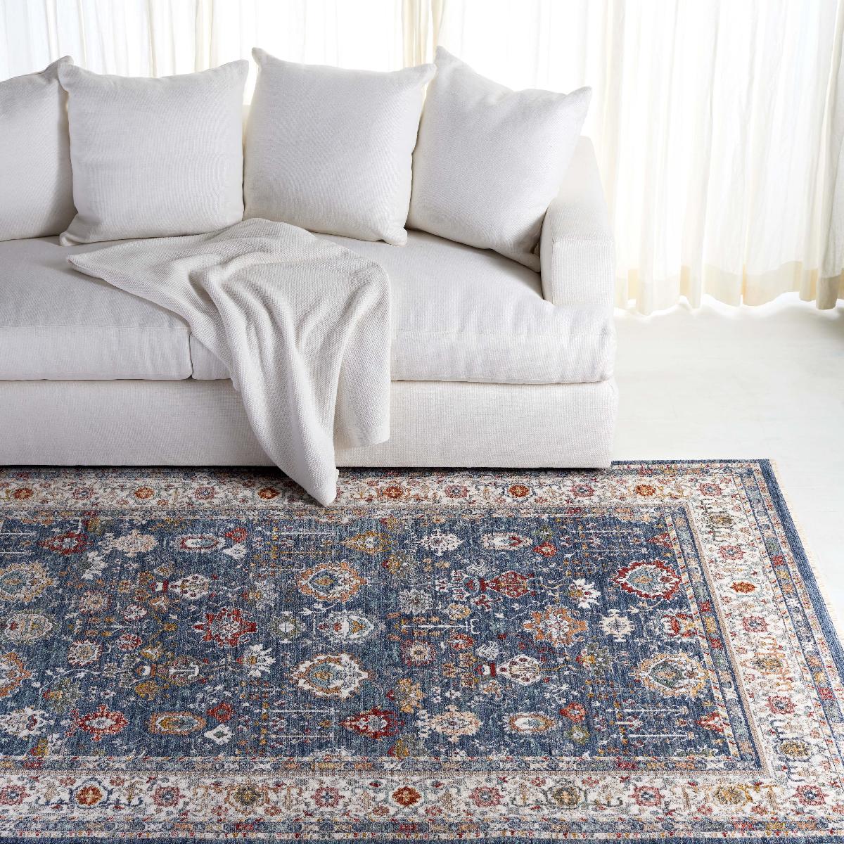 Fairhaven Rug | Lauren Ralph Lauren - LRL1400 - Navy Blue / Ivory