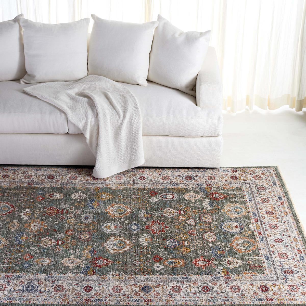 Fairhaven Rug | Lauren Ralph Lauren - LRL1400 - Sage / Ivory