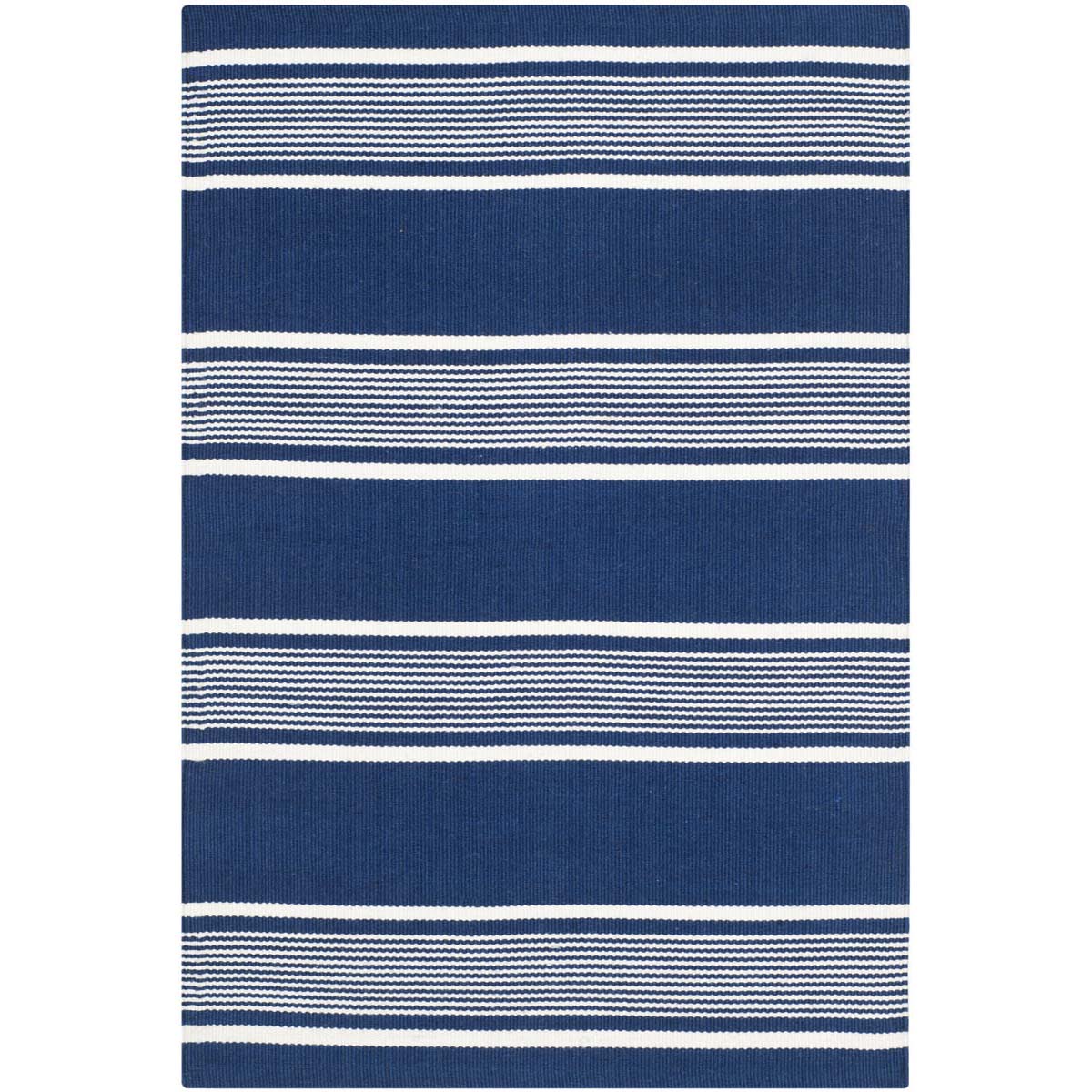 Hanover Stripe Rug | Lauren Ralph Lauren - LRL2461 - Navy