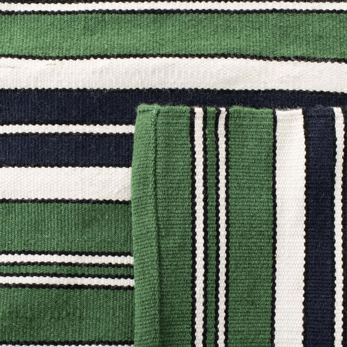 Leopold Stripe Rug | Lauren Ralph Lauren - LRL2462 - Green