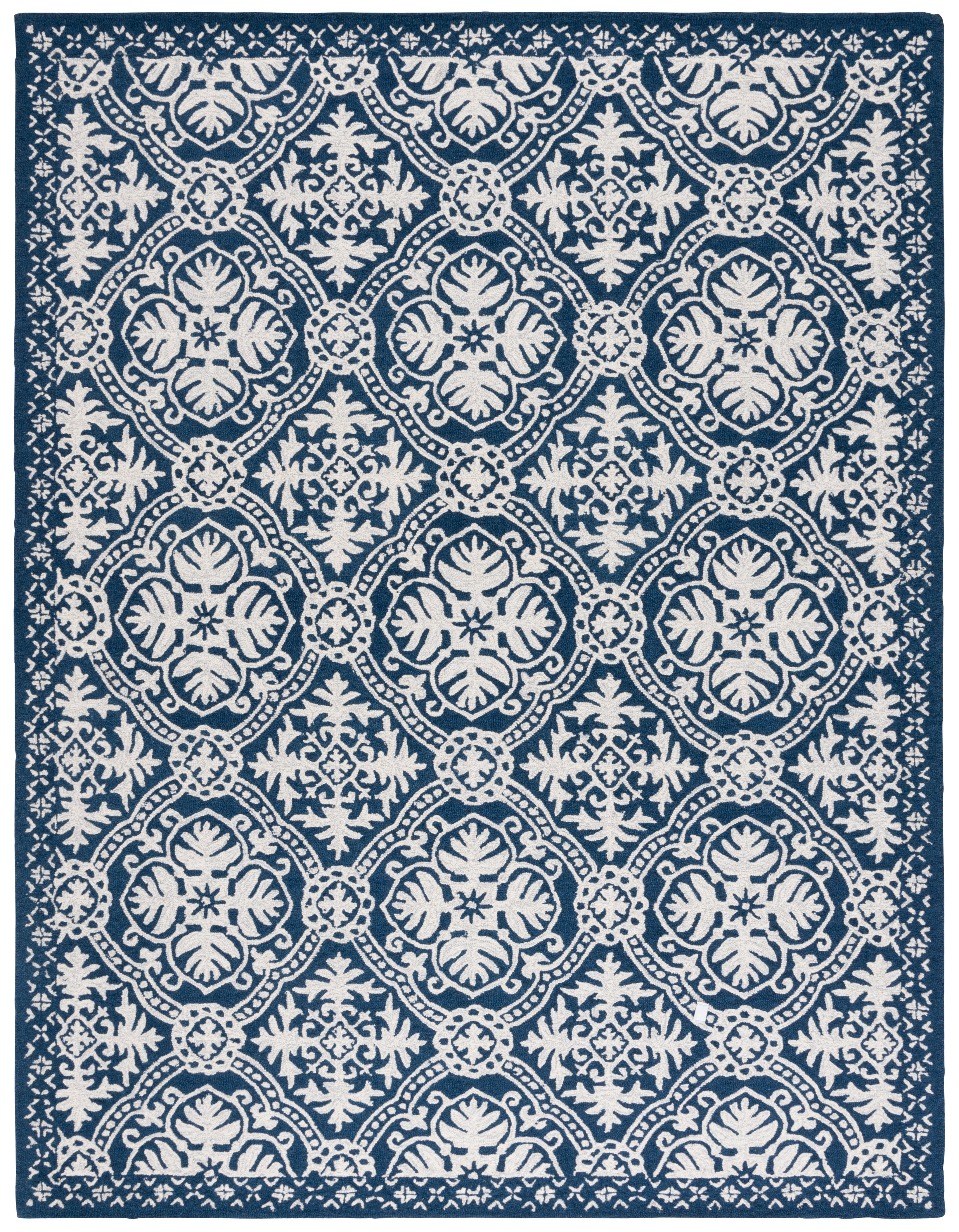 Nina Rug | Lauren Ralph Lauren - LRL6606 - Blue / Ivory