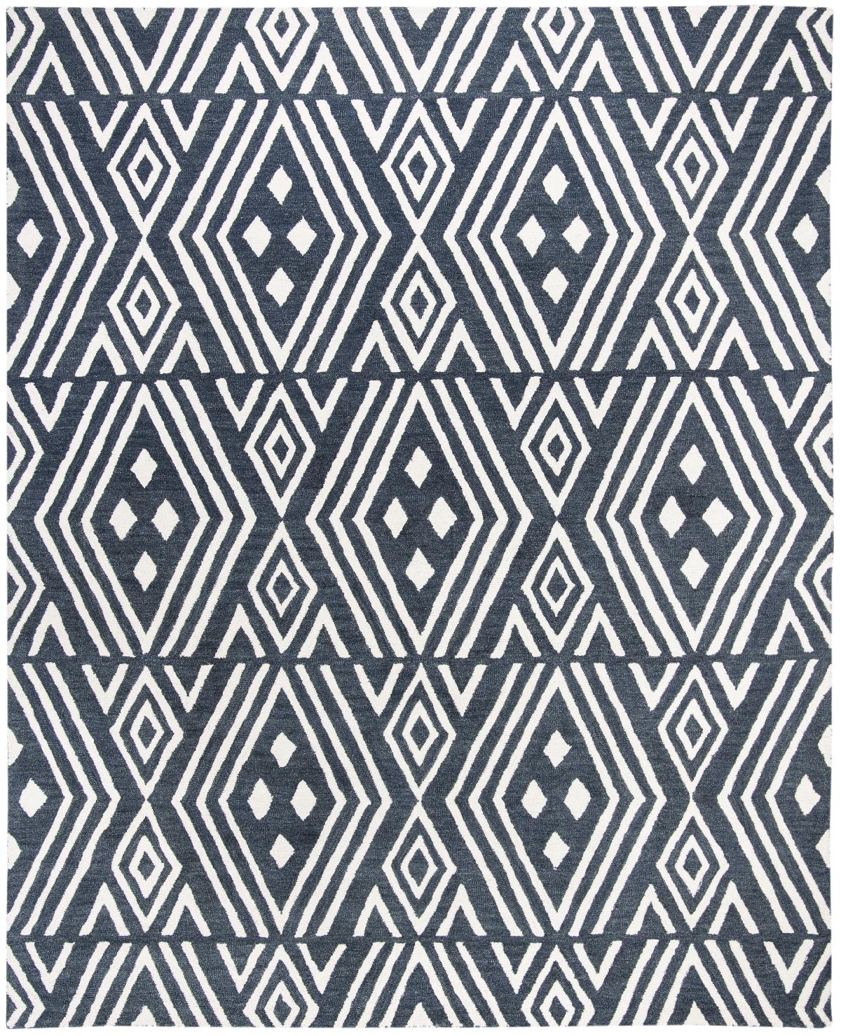 Imani Geometric Rug | Lauren Ralph Lauren - LRL6609 - Slate