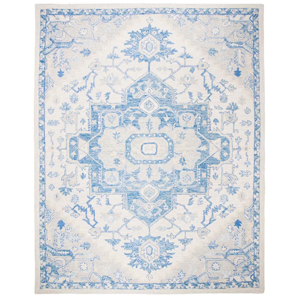 Percy Rug | Lauren Ralph Lauren - LRL6652 - Ivory / Blue