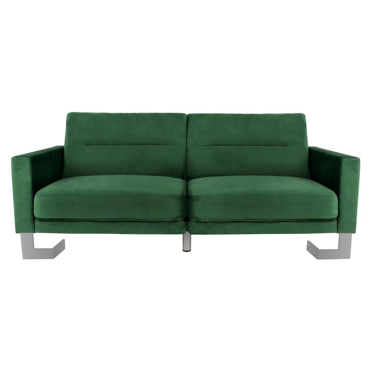 Safavieh Tribeca Foldable Sofa Bed , LVS2001 - Emerald / Steel