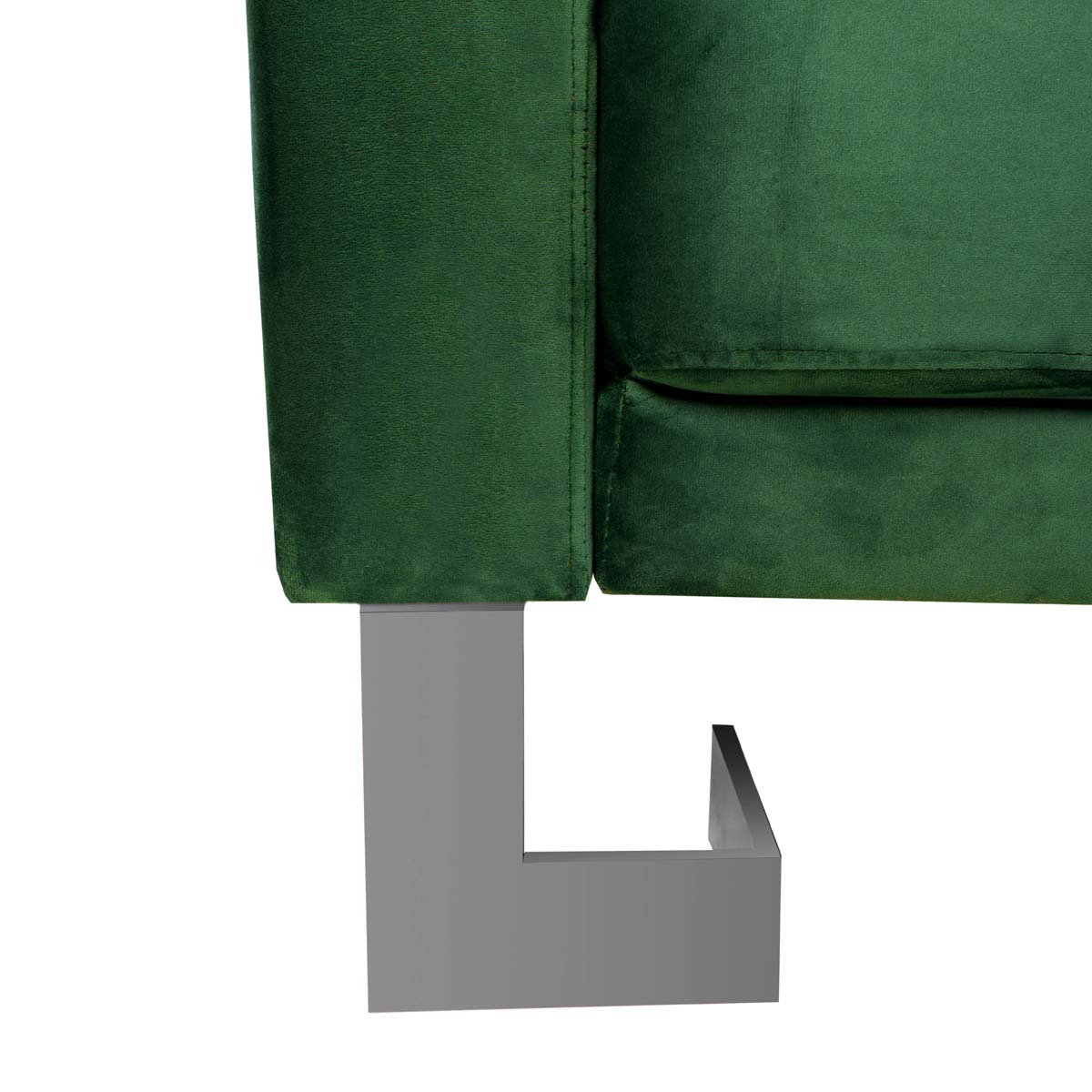 Safavieh Tribeca Foldable Sofa Bed , LVS2001 - Emerald / Steel