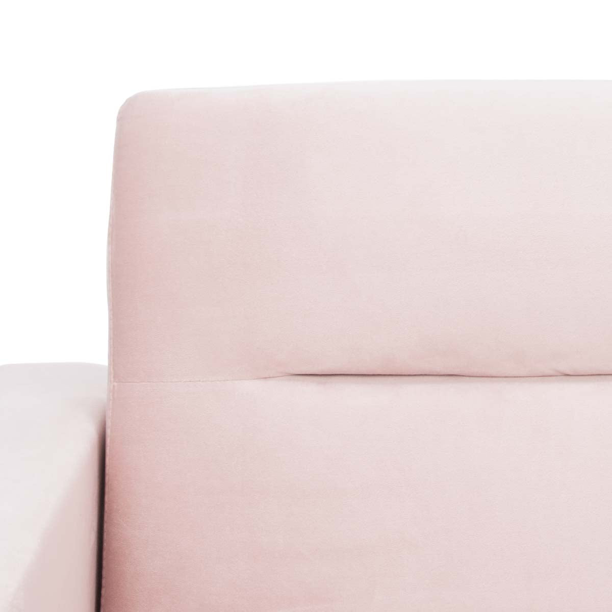 Safavieh Tribeca Foldable Sofa Bed , LVS2001 - Blush / Brass