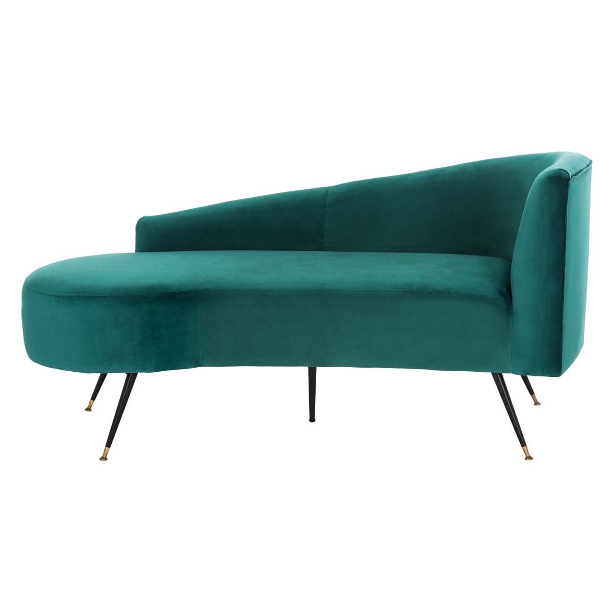 Safavieh Evangeline Parisian Settee , LVS6300 - Emerald / Black