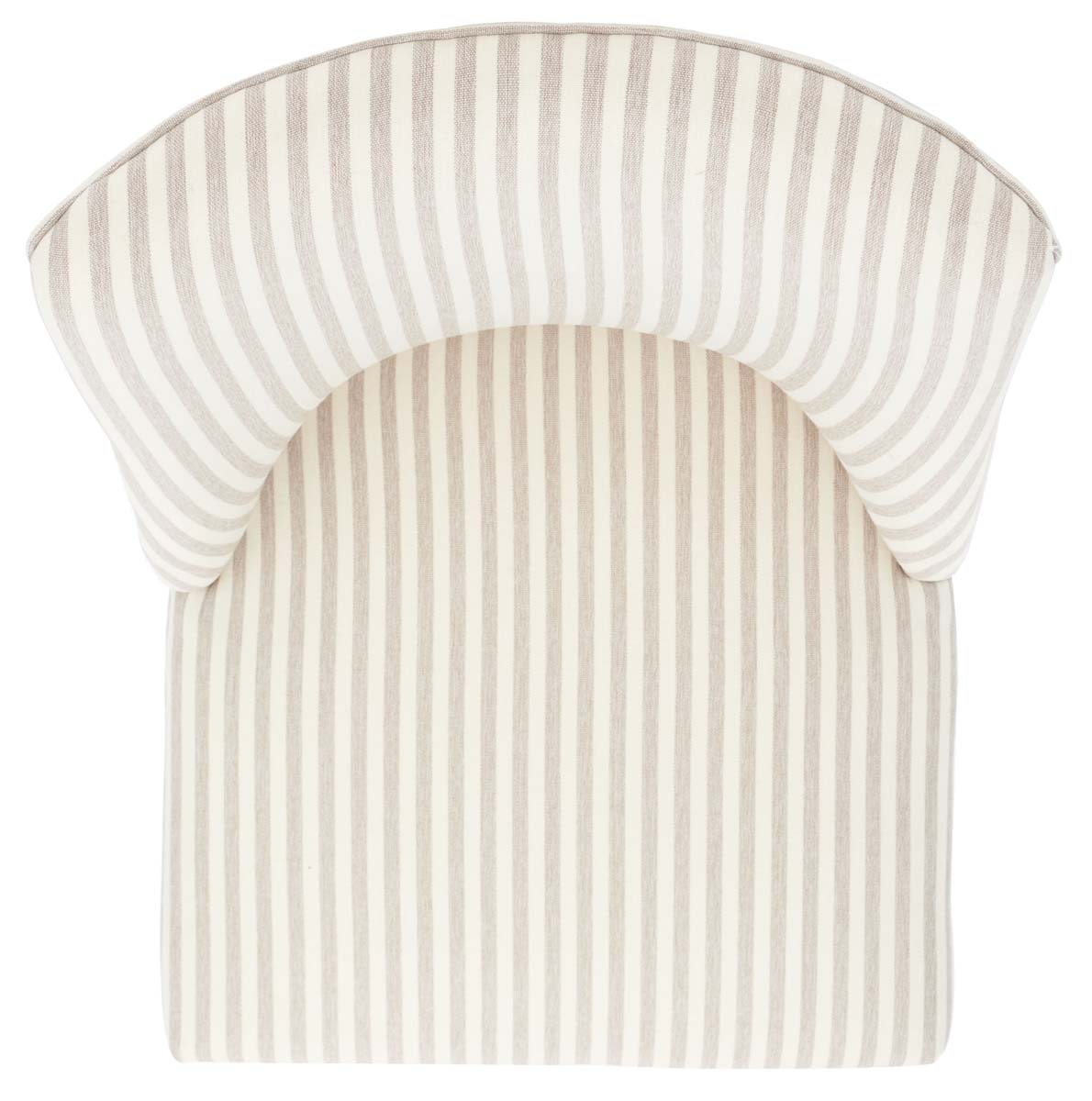 Scarlet Desk Chair | Safavieh - MCR1028 - Beige Stripe