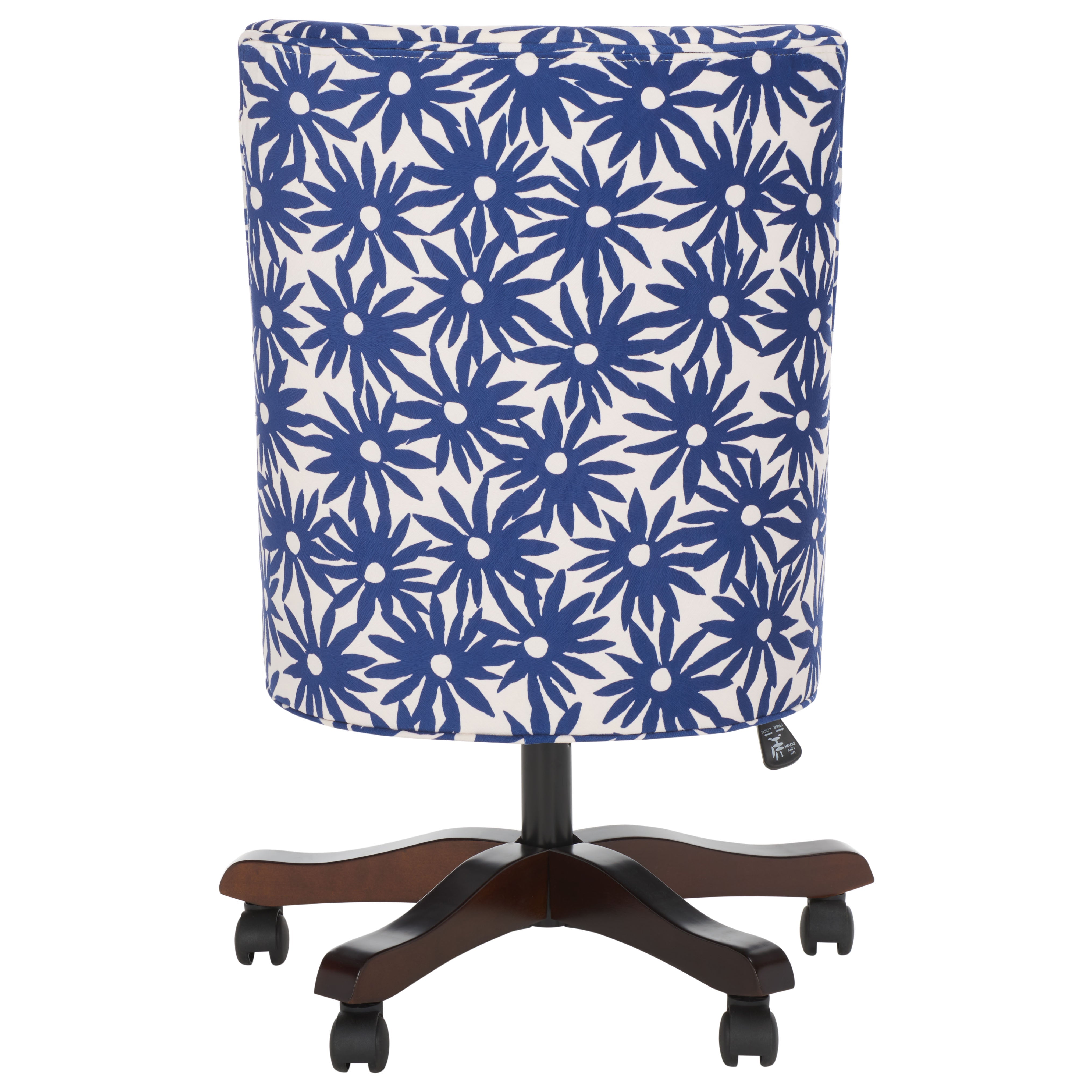 Scarlet Desk Chair | Safavieh - MCR1028 - Navy Flower