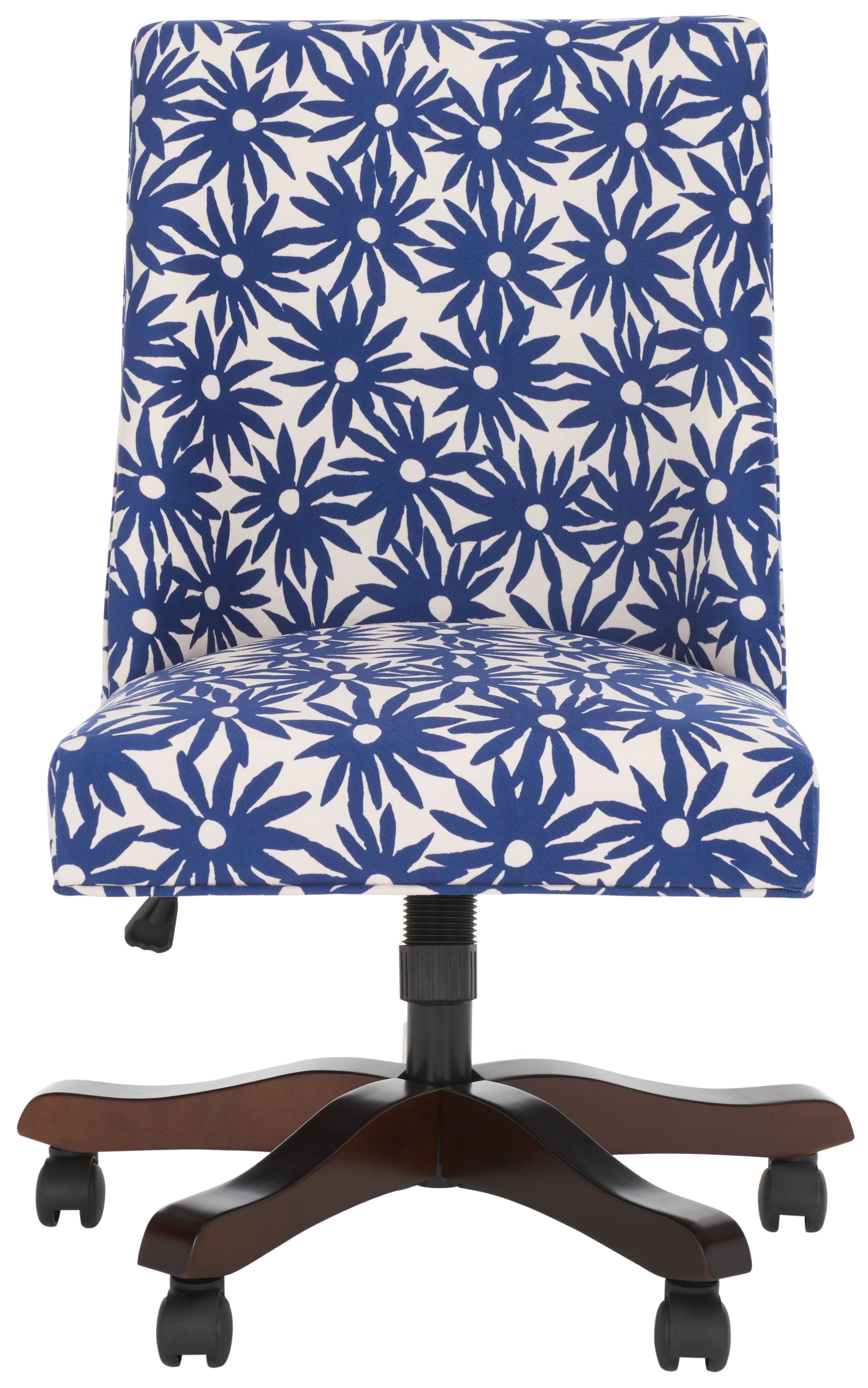 Scarlet Desk Chair | Safavieh - MCR1028 - Navy Flower