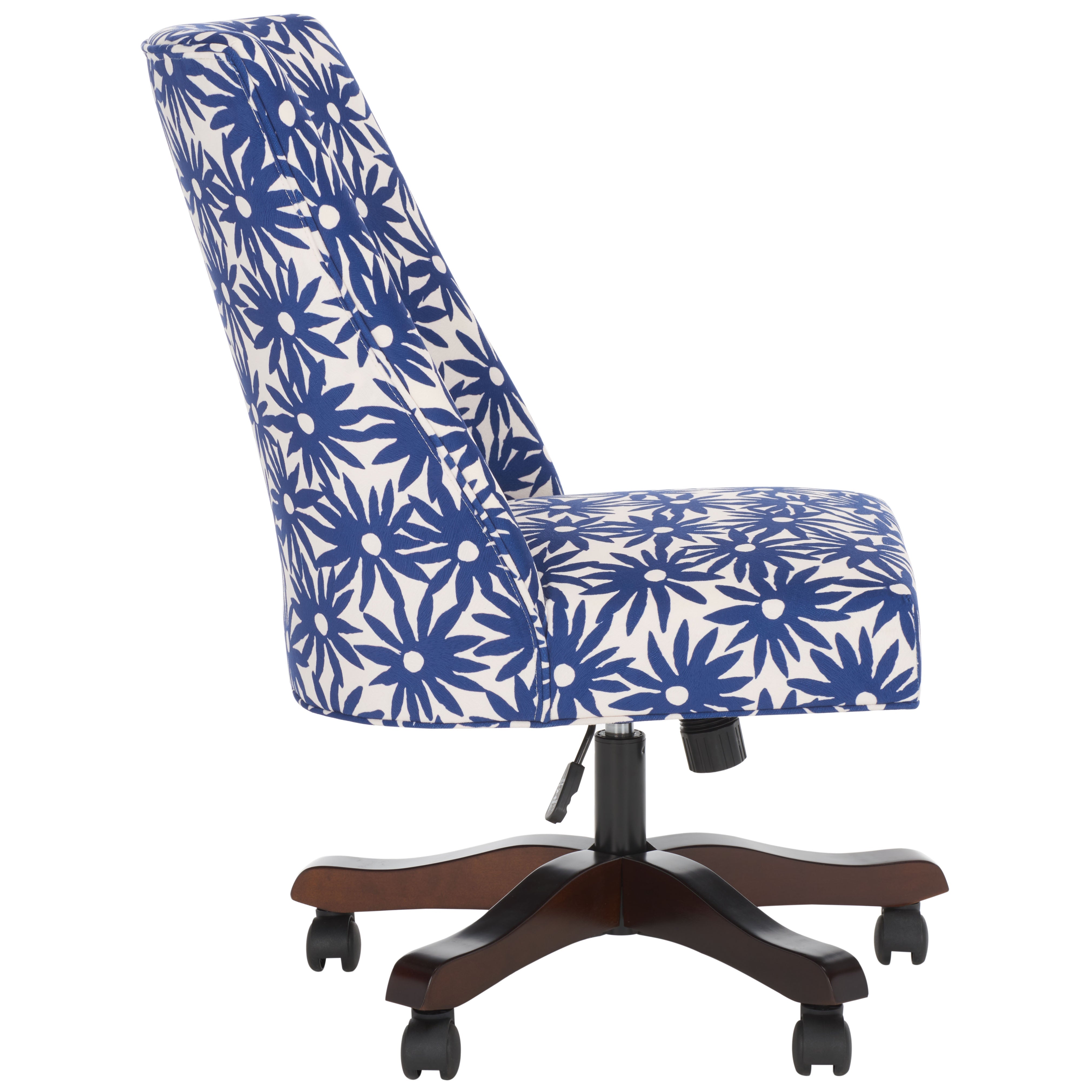 Scarlet Desk Chair | Safavieh - MCR1028 - Navy Flower