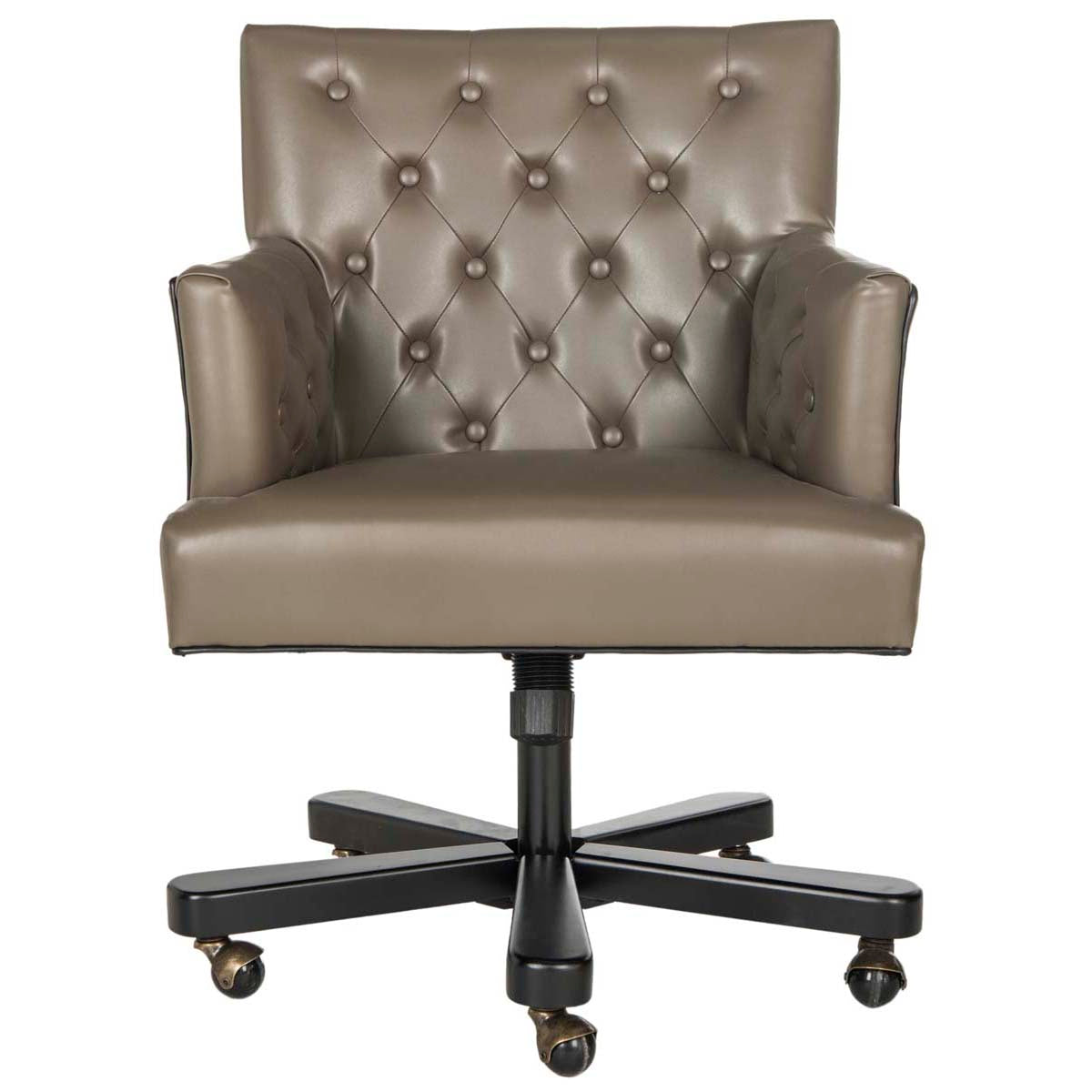 Chambers Office Chair | Safavieh - MCR4209 - Clay / Black