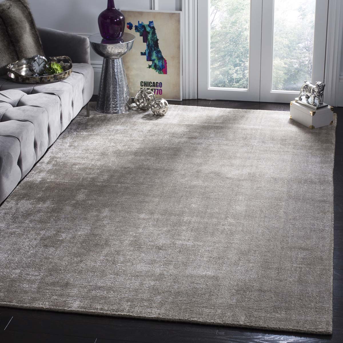 Mirage 235 Rug | Safavieh - MIR235 - Silver / Green