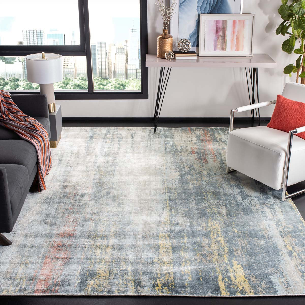 Mirage 335 Rug | Safavieh - MIR335 - Blue / Grey