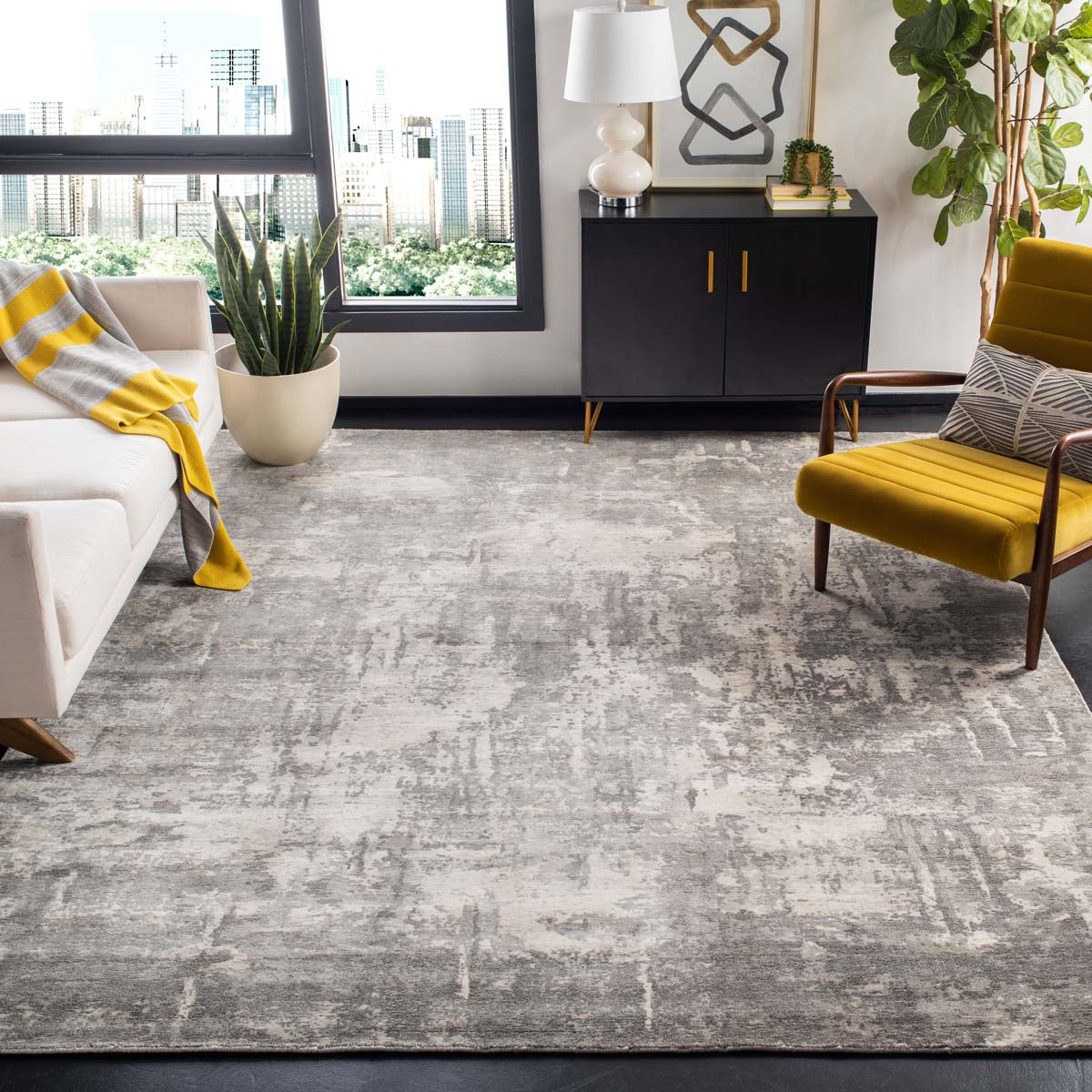 Mirage 336 Rug | Safavieh - MIR336 - Grey / Silver