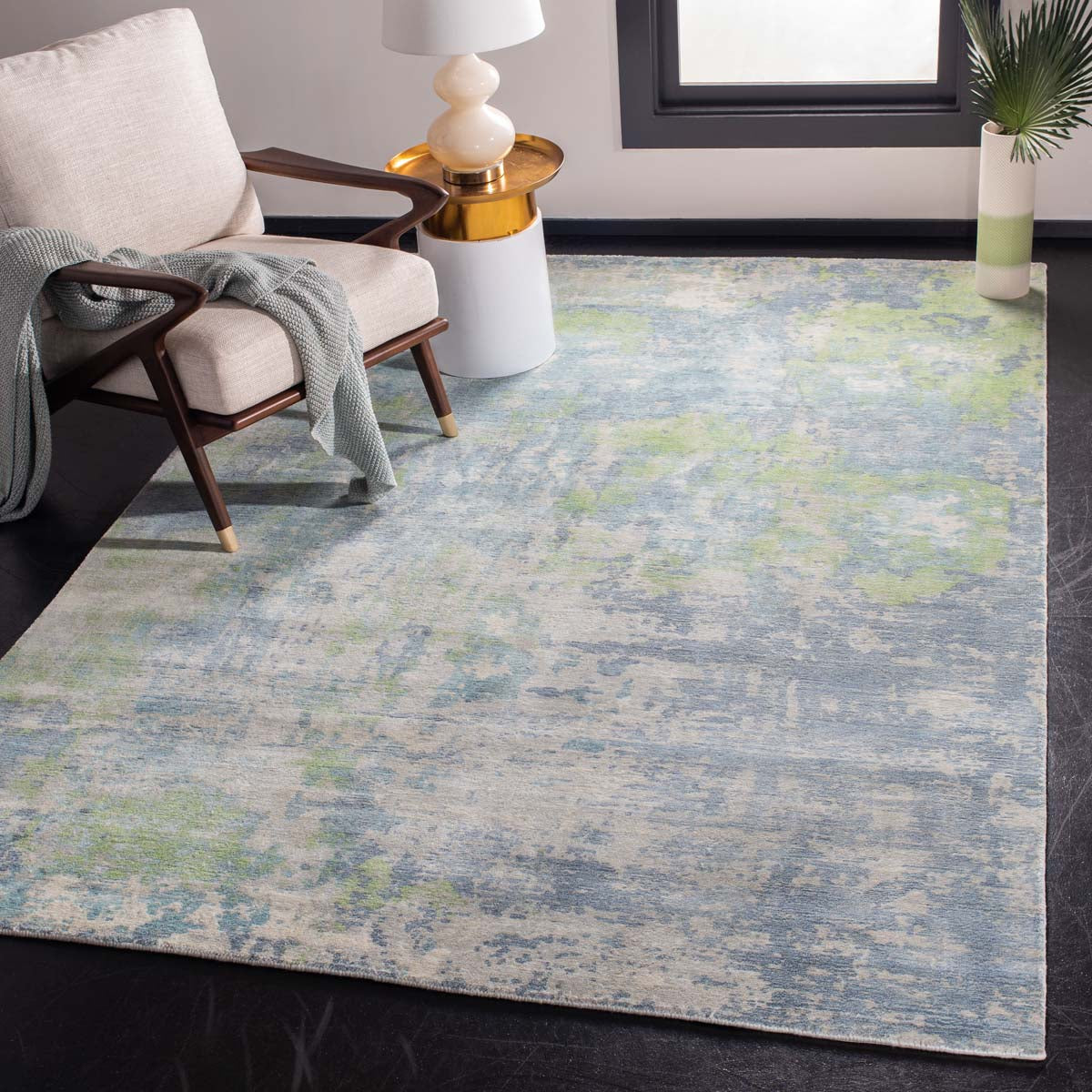 Mirage 338 Rug | Safavieh - MIR338 - Aqua / Green